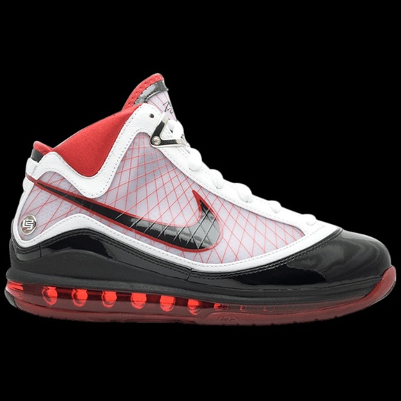 lebron 7 white black red
